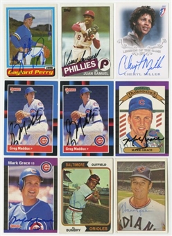 Multi-Sport Signed Items Collection (30 Pieces) Including Grimes, Musial and Spahn